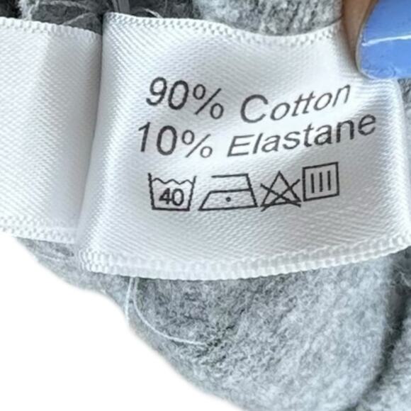 ATU BODY COUTURE Gray Gold Embroidered Pullover Hoodie Women's Size Large - Picture 6 of 9